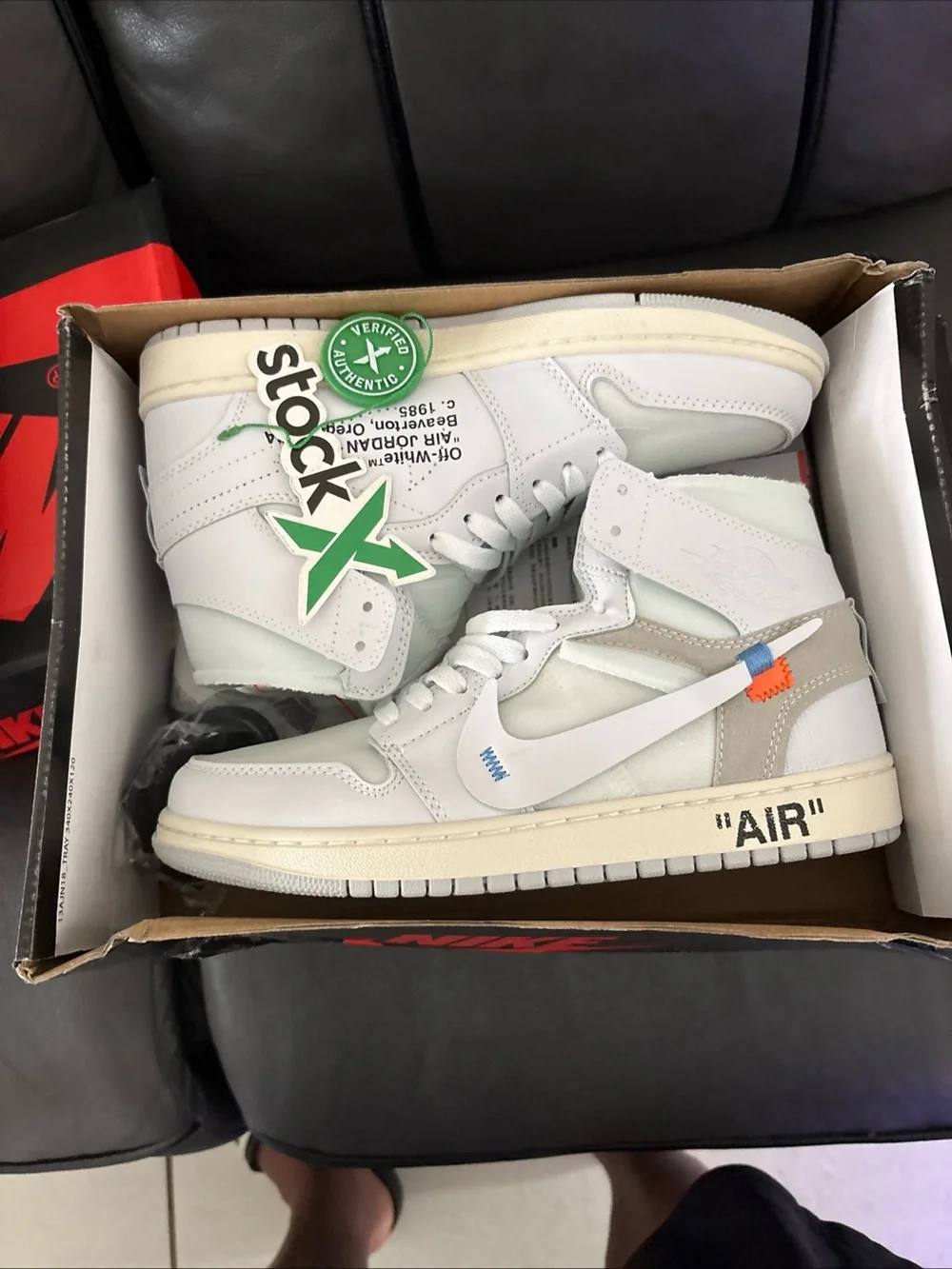 Jordan Low-Top Sneakers in White and Light Cream